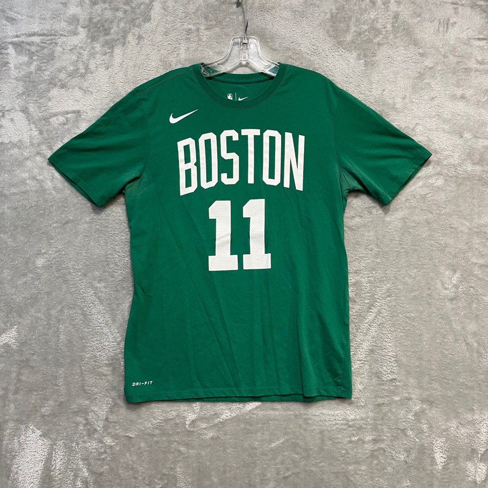 Nike Boston Celtics T-Shirt Mens M Green Kyrie Irving 11 NBA Dri-FIT Tee